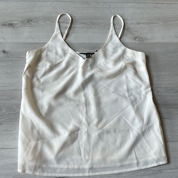 Banana Republic cream tank top Lined in the front size‎ XS Nwt - Picture 1 of 5
